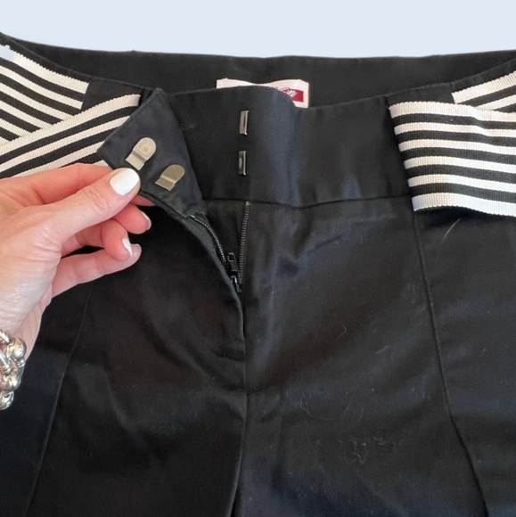 MIDTOWN | Vintage Black & White Belted Short - Picture 2 of 6